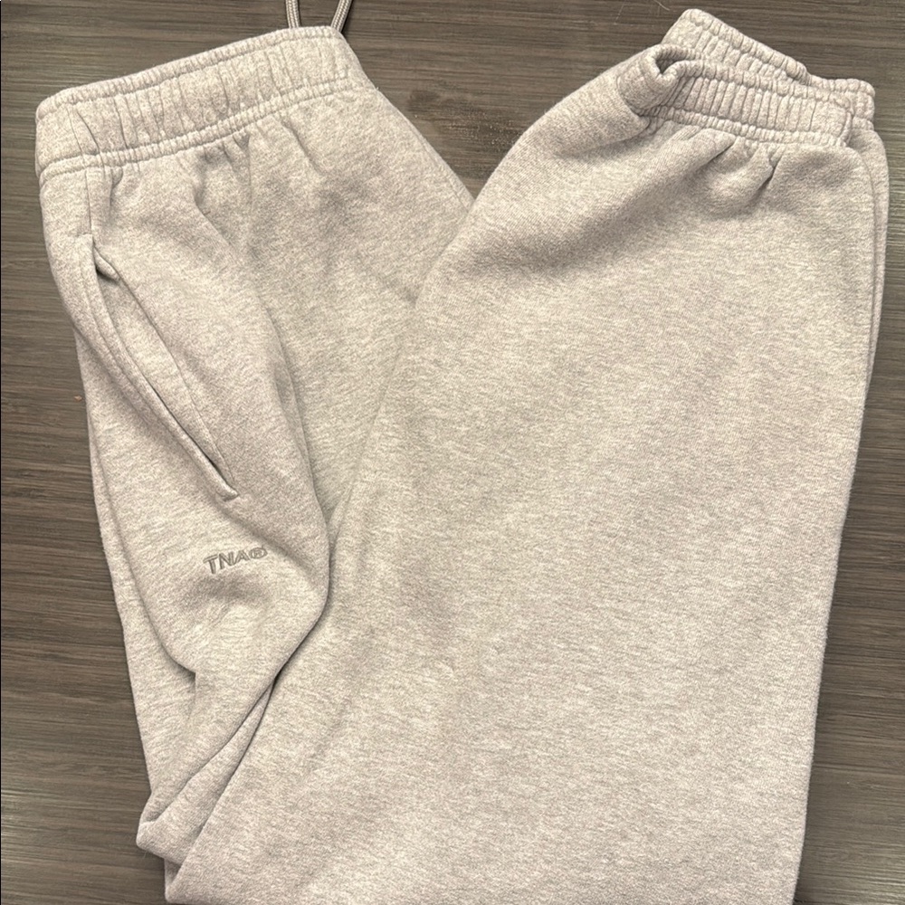 Aritzia Mega Fleece Jogger heathered grey xxs EUC